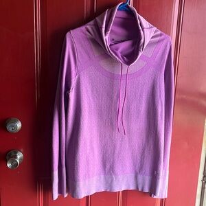 Women’s Under Armour Threadborne Active Long Sleeve Cowl Neck Top Size XL